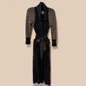 Byron Lars Beauty Mark long sweater coat